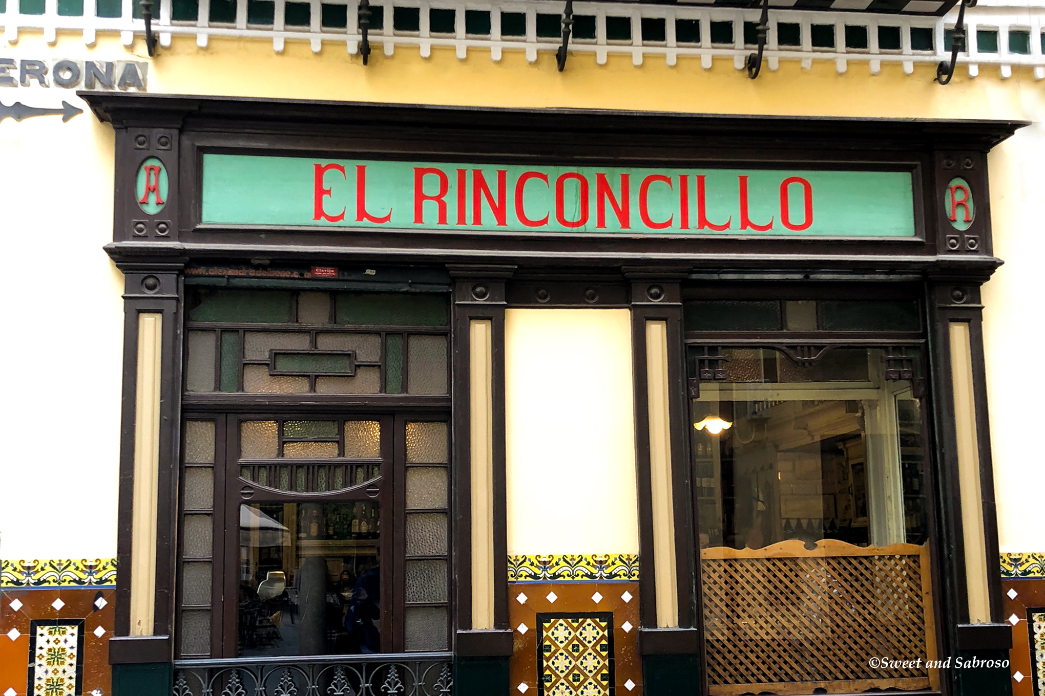 El Rinconcillo Tapas Bar in Seville in Andalusia, Spain
