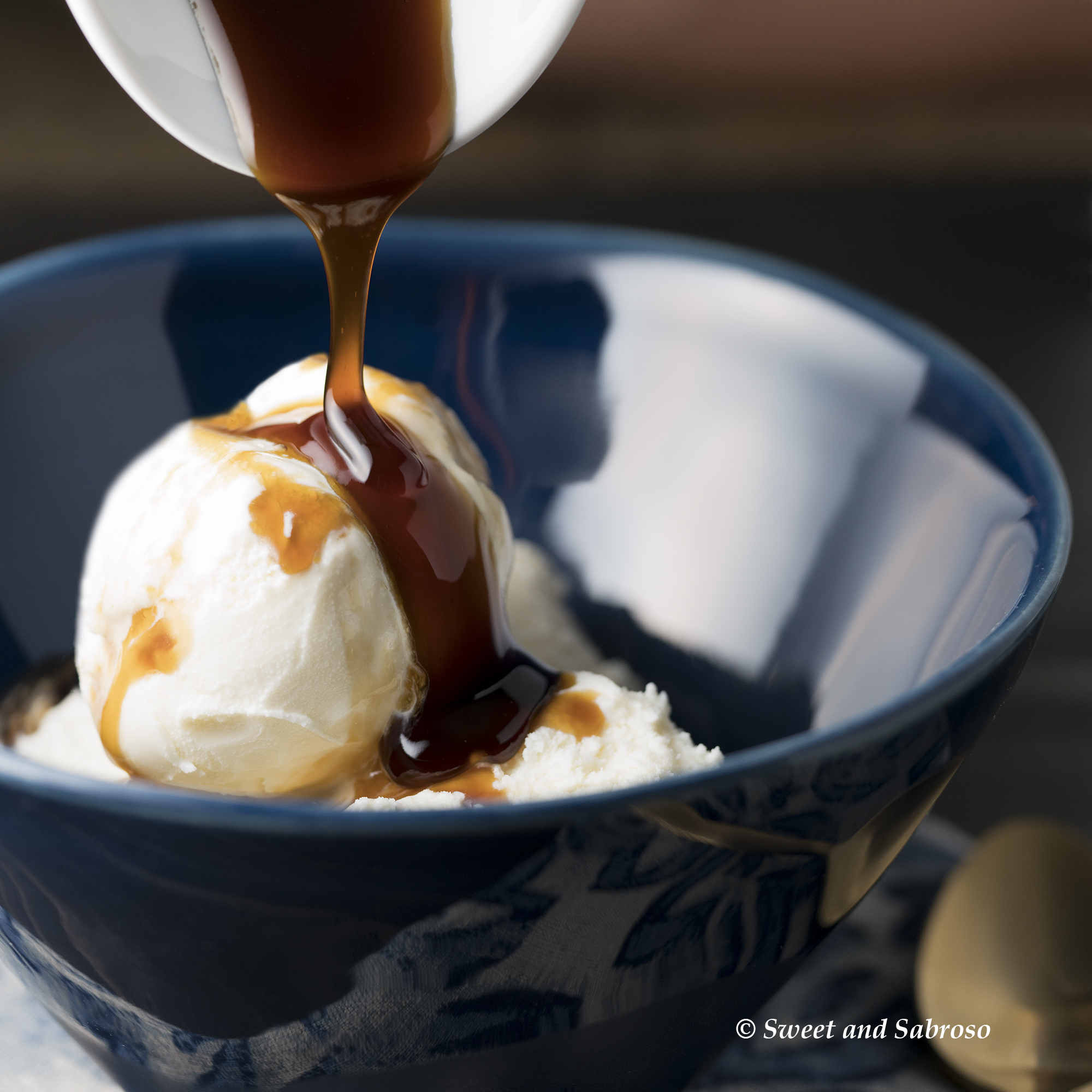 Pedro-Ximenex-PX-Wine-Reduction-Sauce-Over-Vanilla-Ice Cream-Bowl.