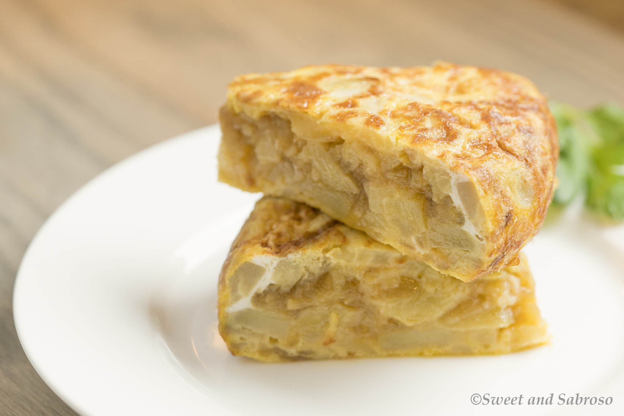 Tortilla Española (Spanish Omelet) Stacked Pieces