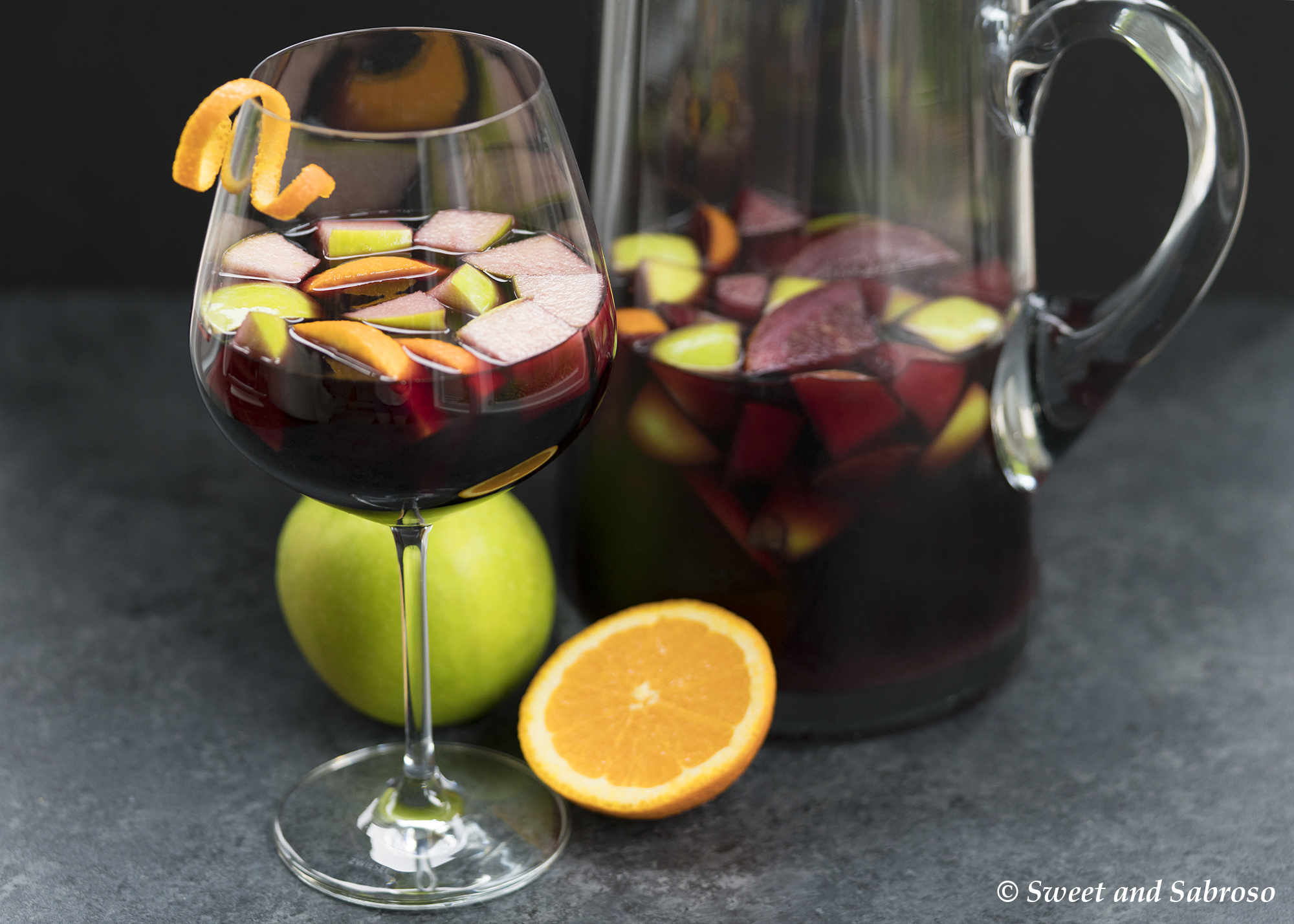 Classic Spanish Red Wine Sangria for Fall